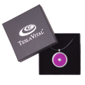 Teslaplatte Karte purpur - Blume des Lebens